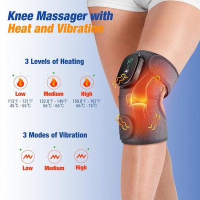 Electric Knee Massager UAE – Rechargeable Knee Compression & Heat Massage Device for Relaxation & Daily Comfort | جهاز تدليك الركبة الكهربائي