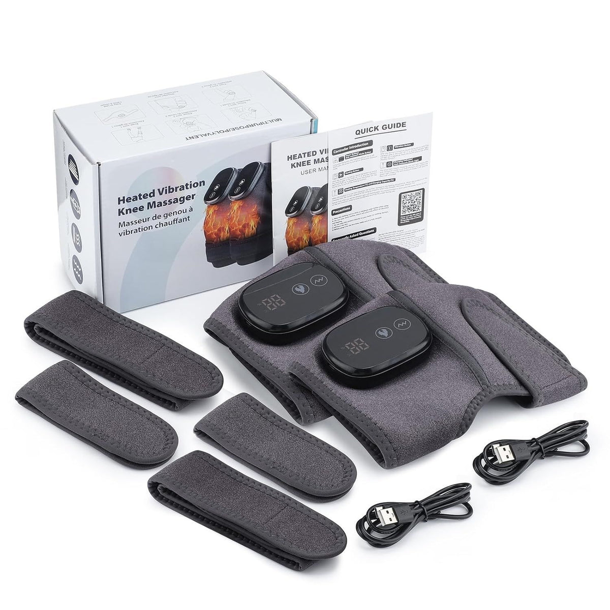 Electric Knee Massager UAE – Rechargeable Knee Compression & Heat Massage Device for Relaxation & Daily Comfort | جهاز تدليك الركبة الكهربائي